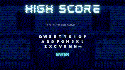 High Score Screen In-Game