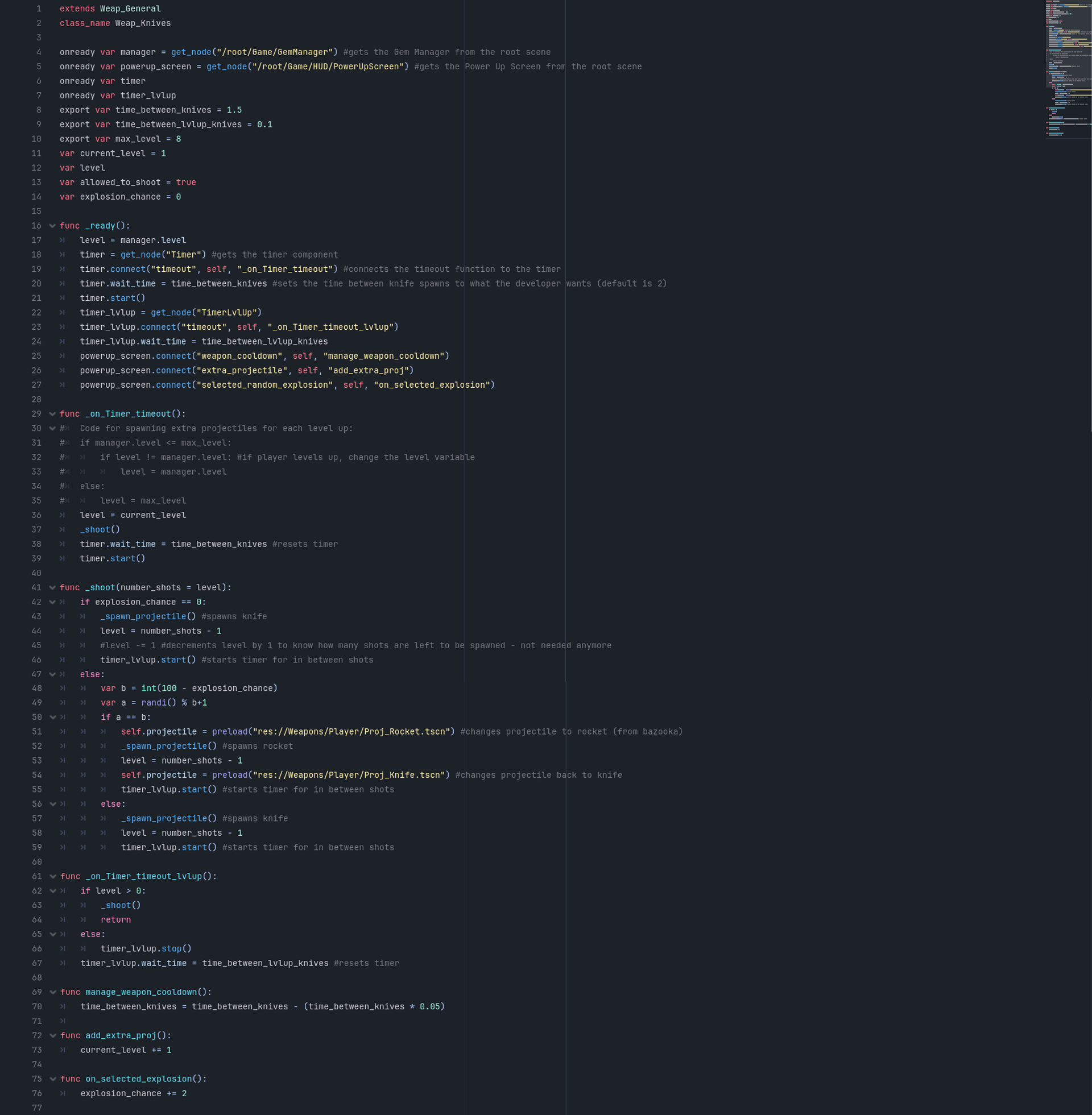 Knives Script